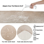 30X40-Inch Reversible Sherpa Fleece Waterproof Dog Blanket (Tan)