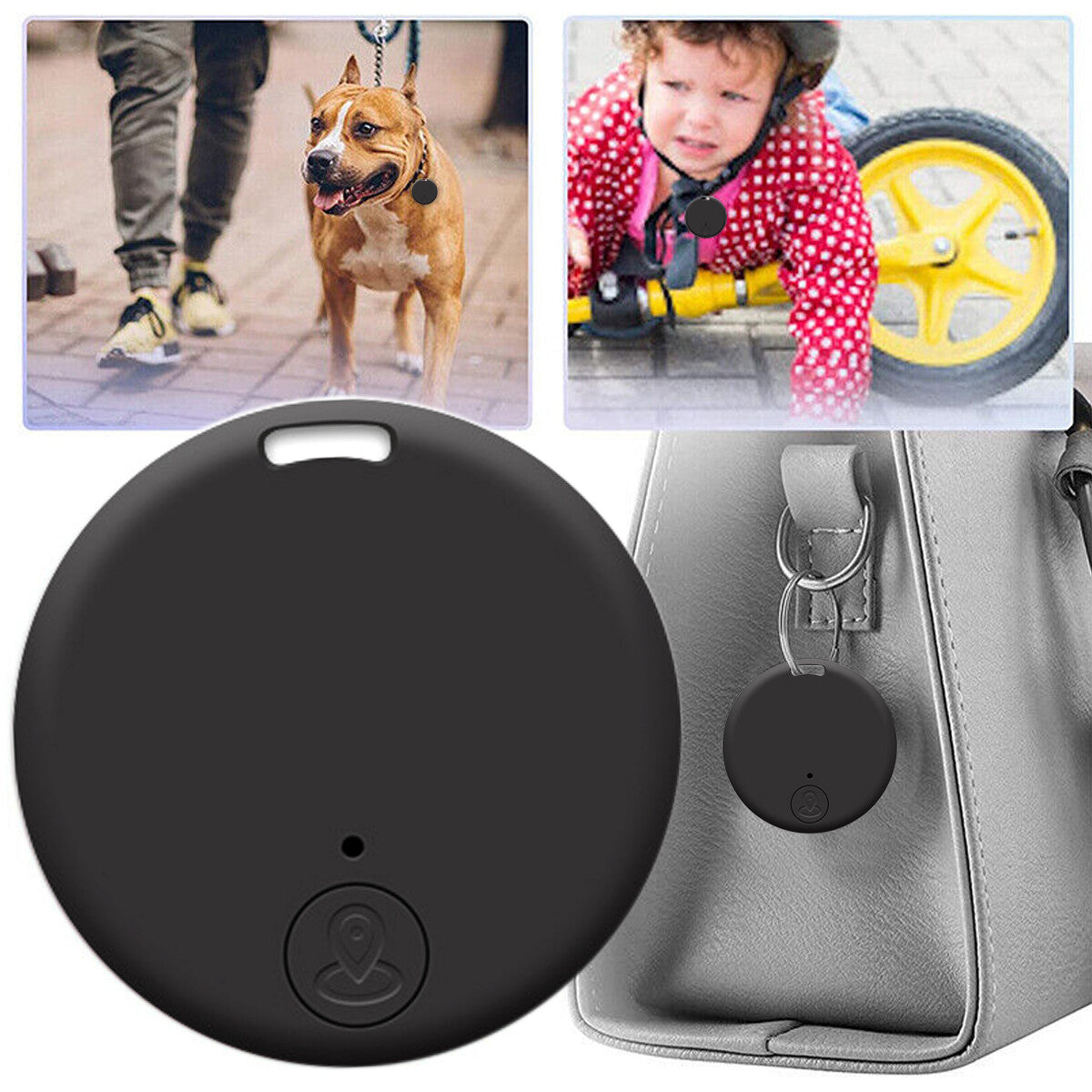 Bluetooth Mini GPS Tracking Air Key Tag Child Pet Finder Location Device LOT