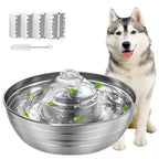 360°Automatic Cat Water Dispenser , 67Oz/2L Silent Pet Drinking Fountain with 5 Filter for Dogs, Cats, Small Animals