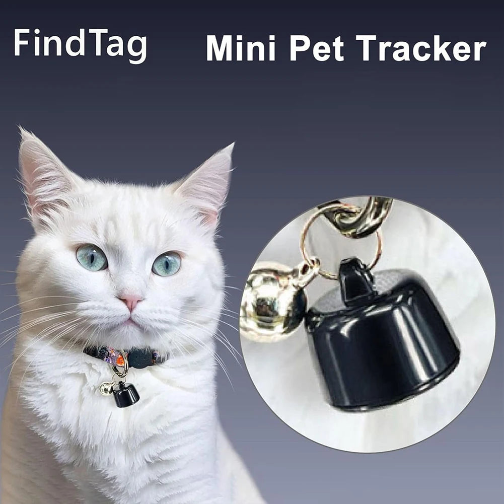 Lightweight Cat Collar with Reflective Pattern Waterproof GPS Tracker GPS Finder for Cats & Small Pets