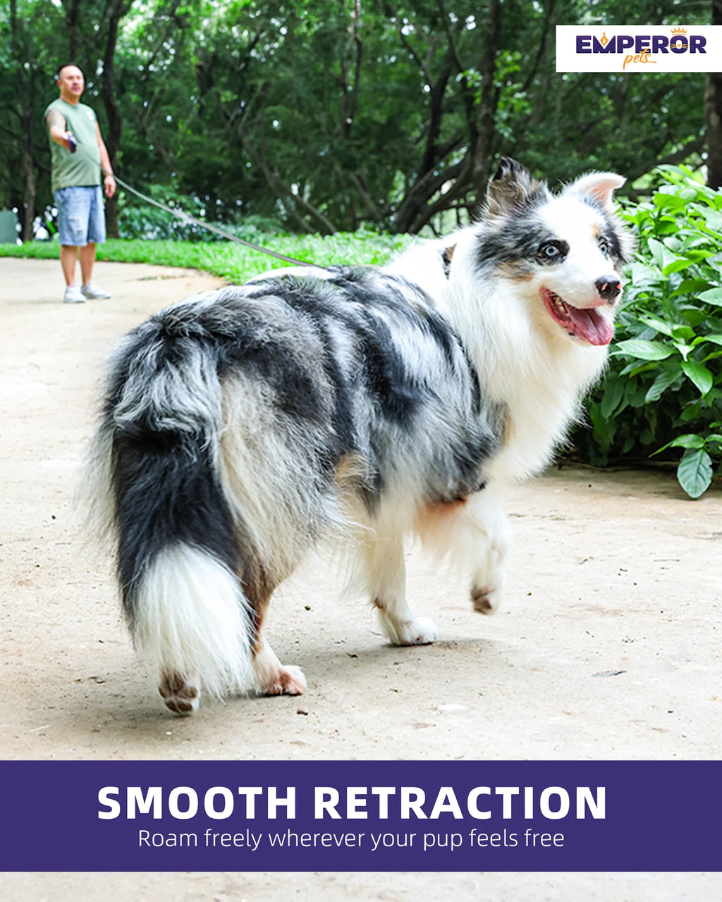 Retractable Dog Leash, 26 Ft, Large, Pink, for Dogs up to 110 Lbs -PK26