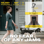 Retractable Dog Leash X-Small Breed, 10 Ft Durable Pet Walking Leash for Extra Small Dogs/Cats/Small Animals up to 18Lbs, 360° Tangle Free, Coffee/Brown