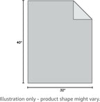 Luxurious Dog Blanket, 350 GSM Super Fuzzy Microplush Fleece Pet Blankets for Small Medium Large Dogs and Cats, Pink Paw and Bone, 40" X 32"