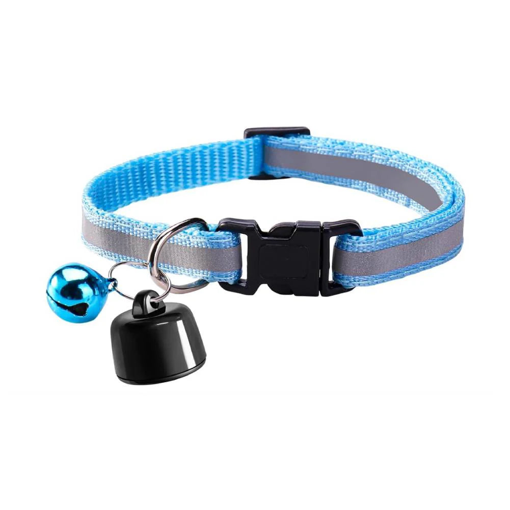 Lightweight Cat Collar with Reflective Pattern Waterproof GPS Tracker GPS Finder for Cats & Small Pets