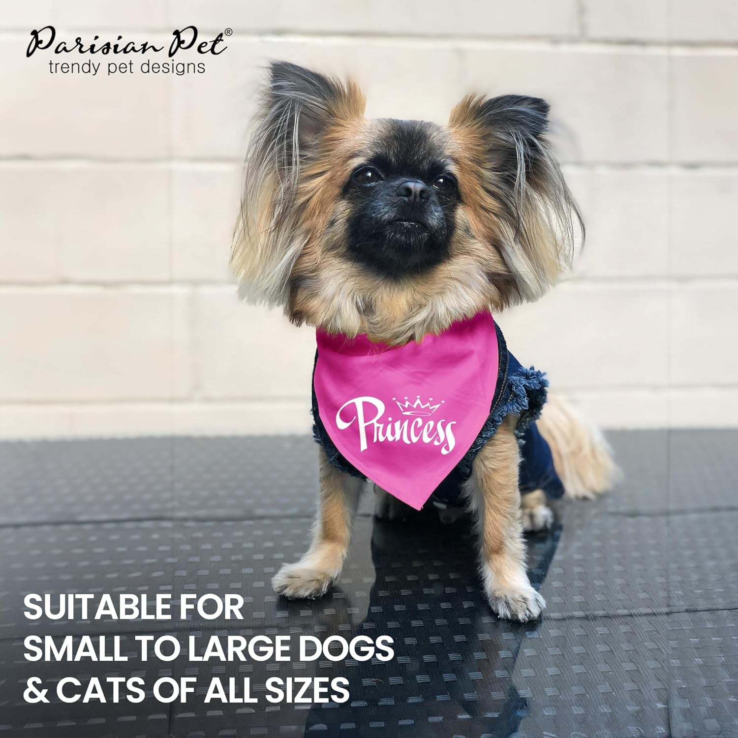 Princess Dog Bandana, Medium