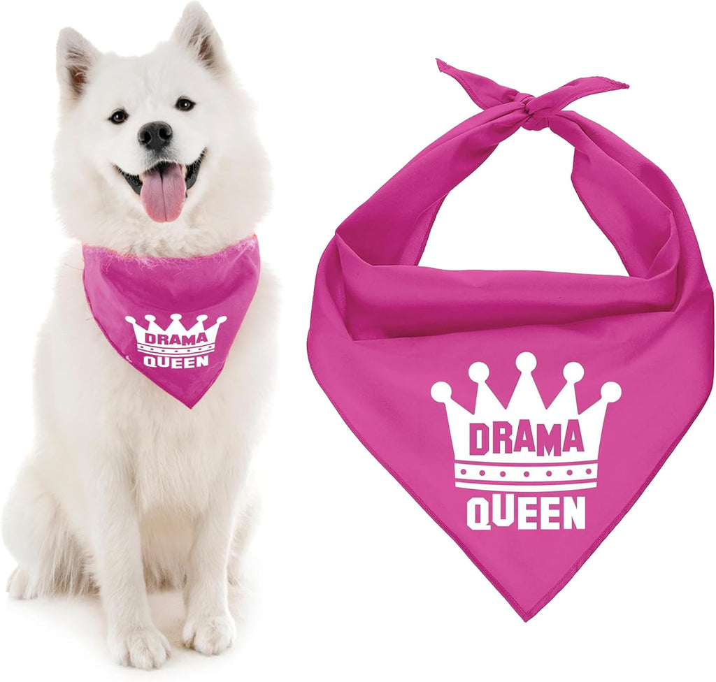 Drama Queen Dog Bandana, Small