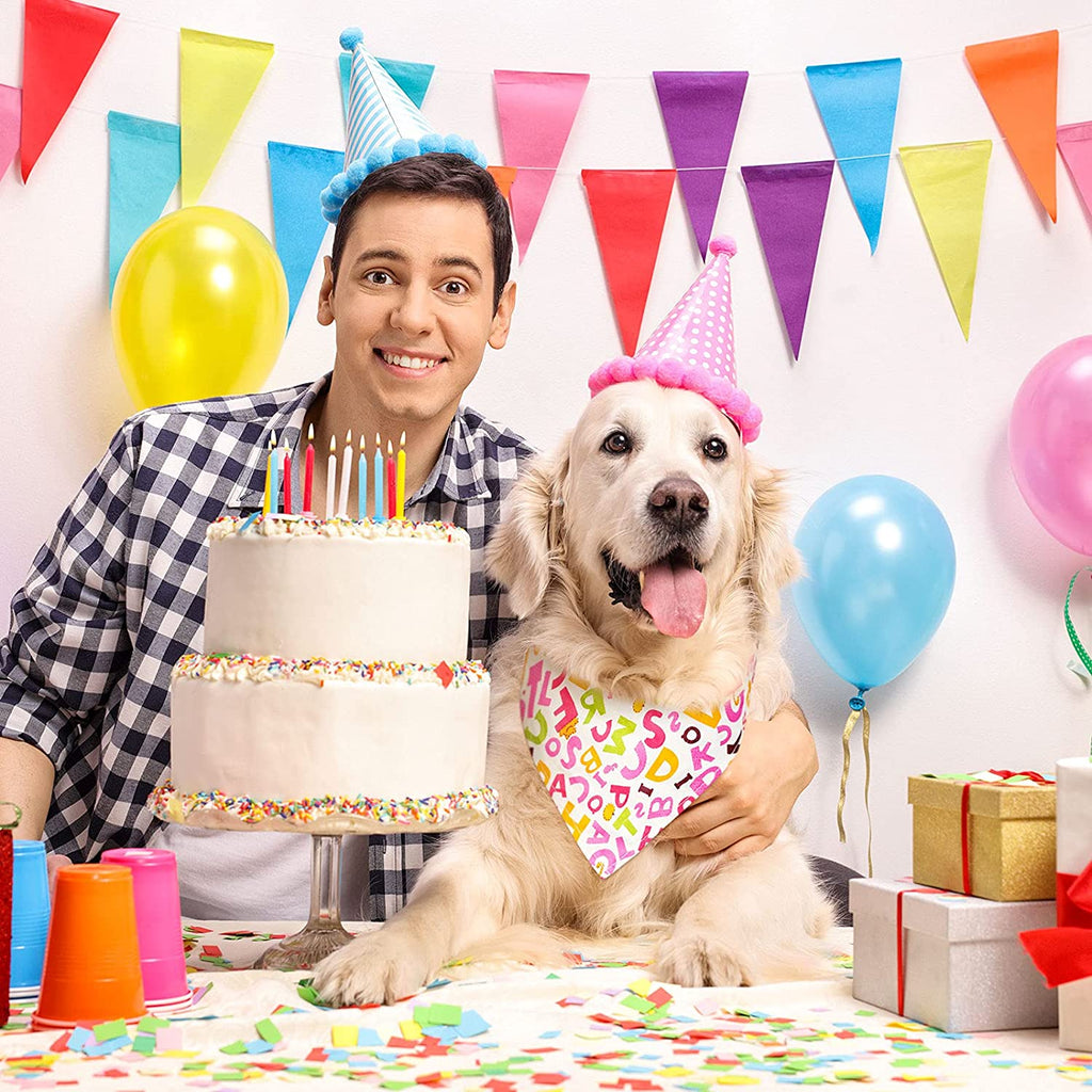 6 Pieces Sublimation Dog Bandana Heat Transfer Dog Bandana Christmas Santa Snowflakes Triangle Scarf Polyester Pet Bandana DIY Christmas Costume for Dogs Puppy