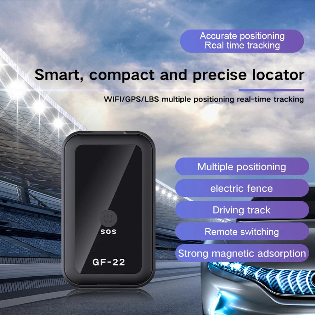 Car/Person/Pet Location Tracker Wifi + LBS + GPS Position Mini GPS Tracker Real-Time Anti-Lost Device Anti-Theft Tracking Device