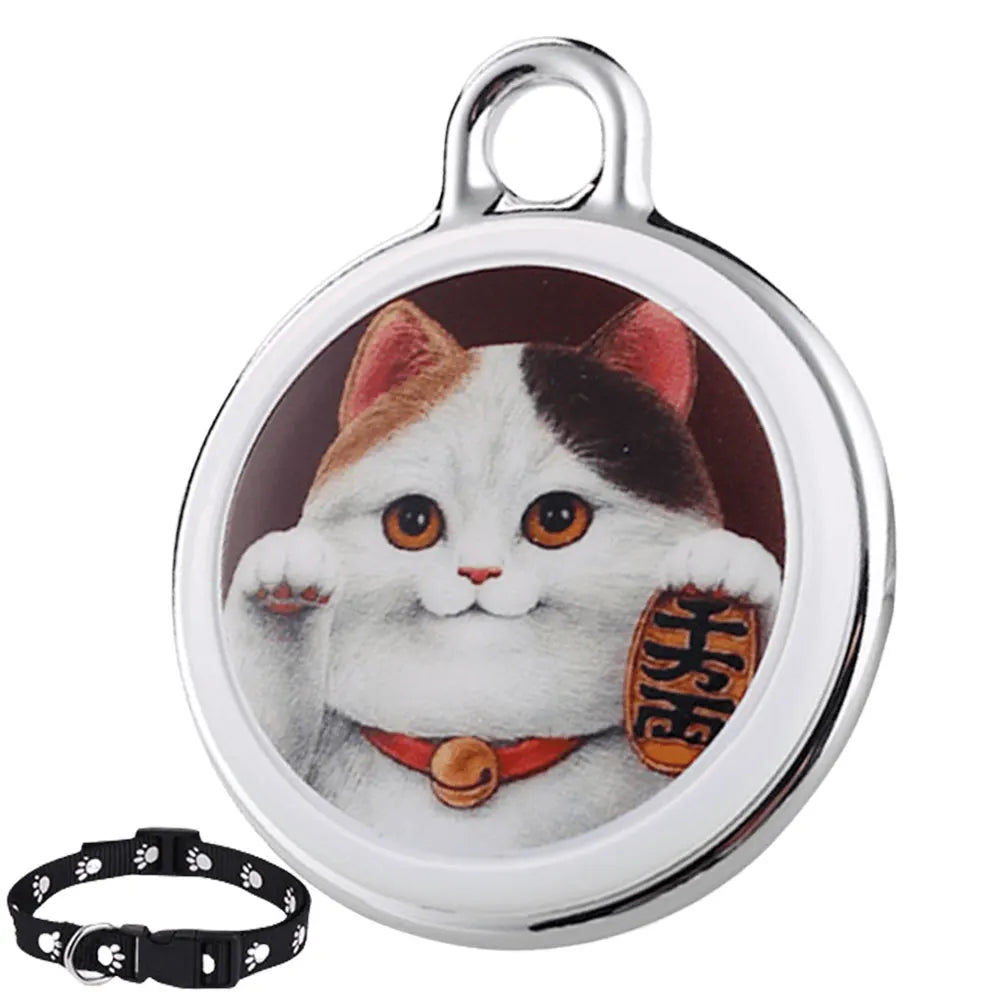 Smart Locator Bluetooth-Compatible Real-Time Tracking Dog Cat Collar Find Device Real-Time Global Location Tracker for Dogs Cats