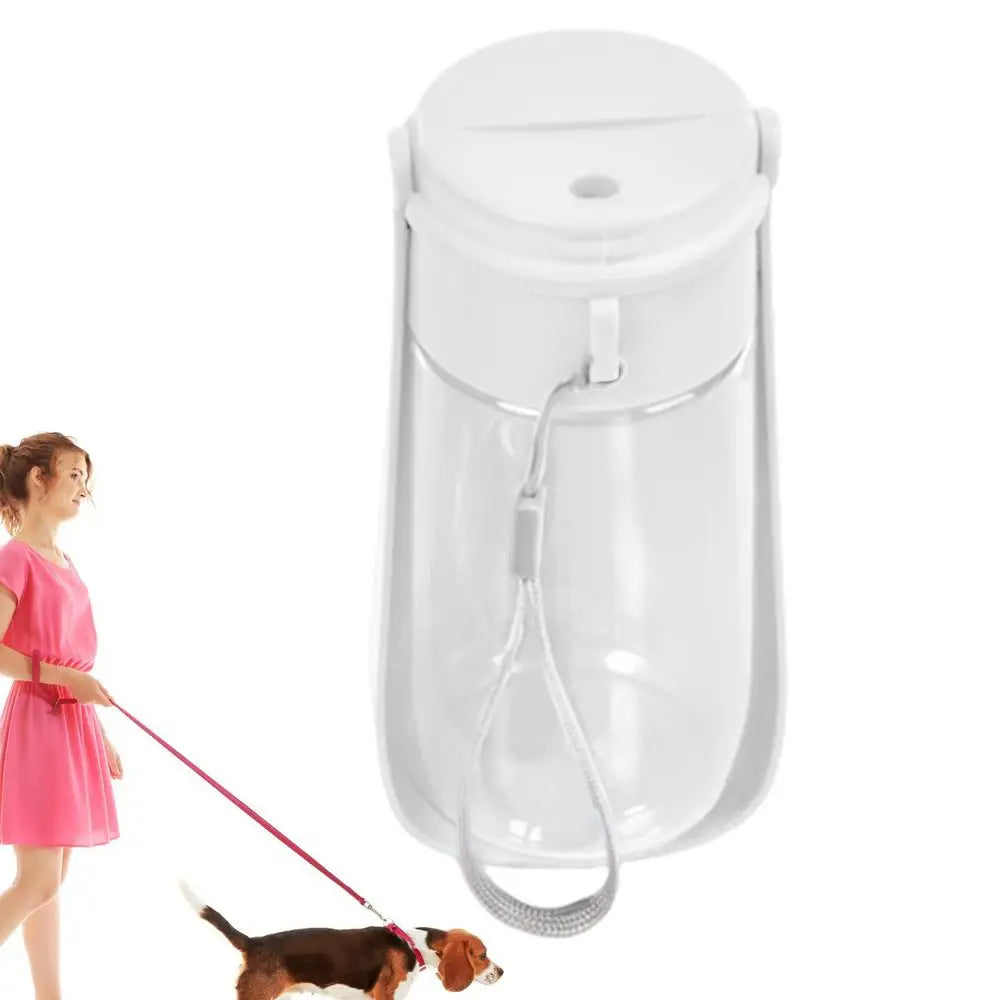 Dog Water Bottle Dispenser 450Ml Folding Drink Bowl Dispenser for Dogs Leak-Proof Portable Dog Water Bottle Pet Dog Feed Bottle