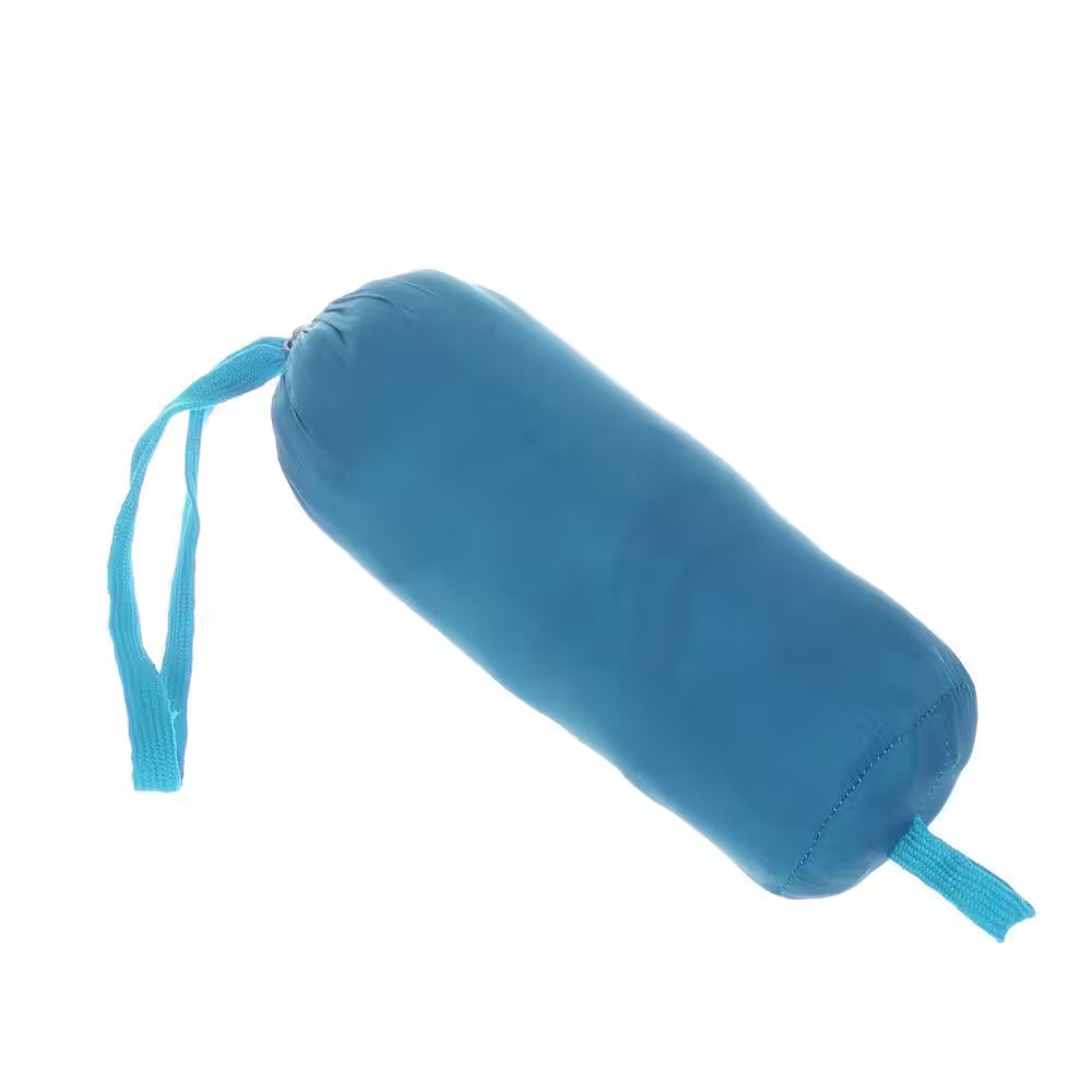 Small Ocean Blue Lightweight Adjustable Sporty Avalanche Dog Coat with Removable Pop Out Collared Hood