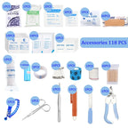 Pet First Aid Kit for Dog Cat 118pcs