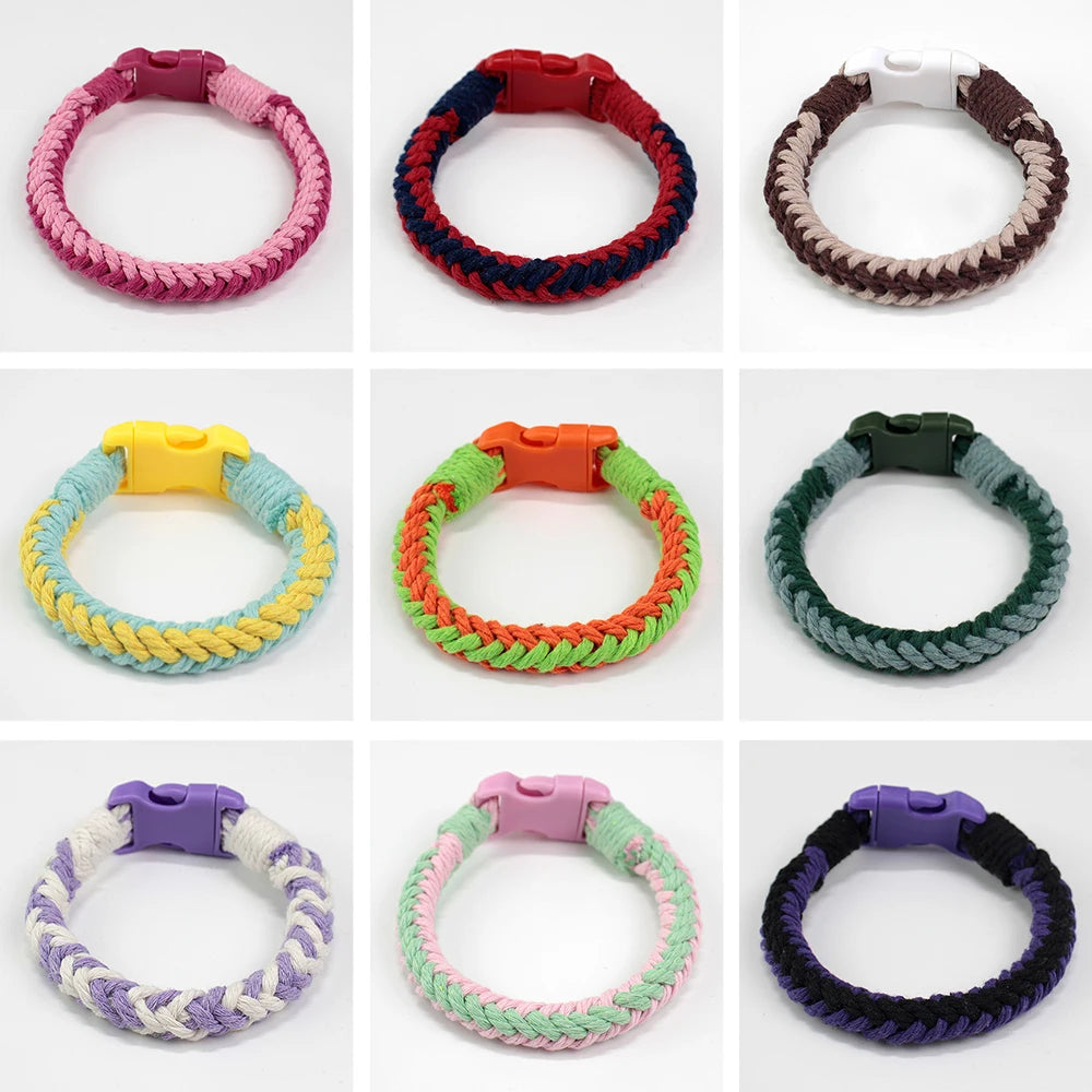 Easy-To-Follow Guides for Starters | Pet Daily Wear DIY | Vintage Multi-Color Bohemian Macrame Kit | DIY Craft Set