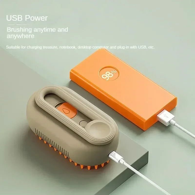 Pet Brush Steamer Electric Spray