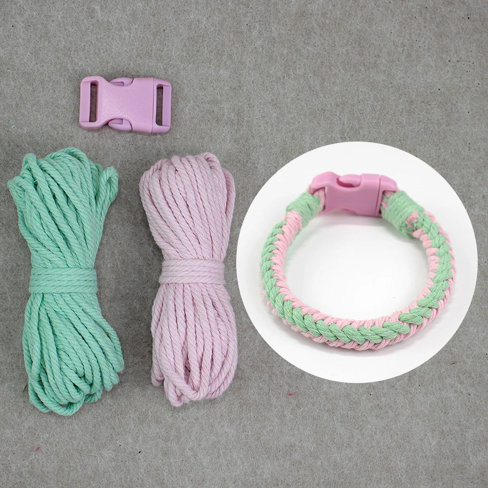 Easy-To-Follow Guides for Starters | Pet Daily Wear DIY | Vintage Multi-Color Bohemian Macrame Kit | DIY Craft Set