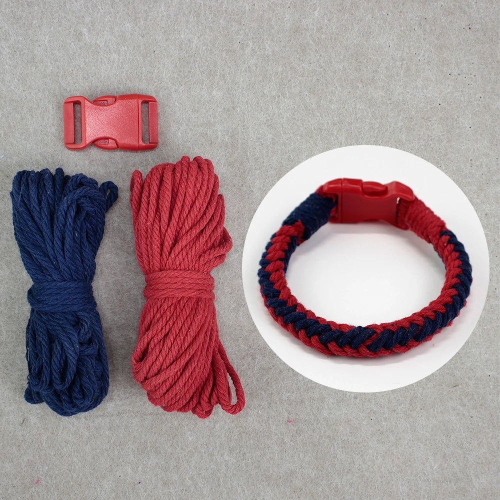 Easy-To-Follow Guides for Starters | Pet Daily Wear DIY | Vintage Multi-Color Bohemian Macrame Kit | DIY Craft Set