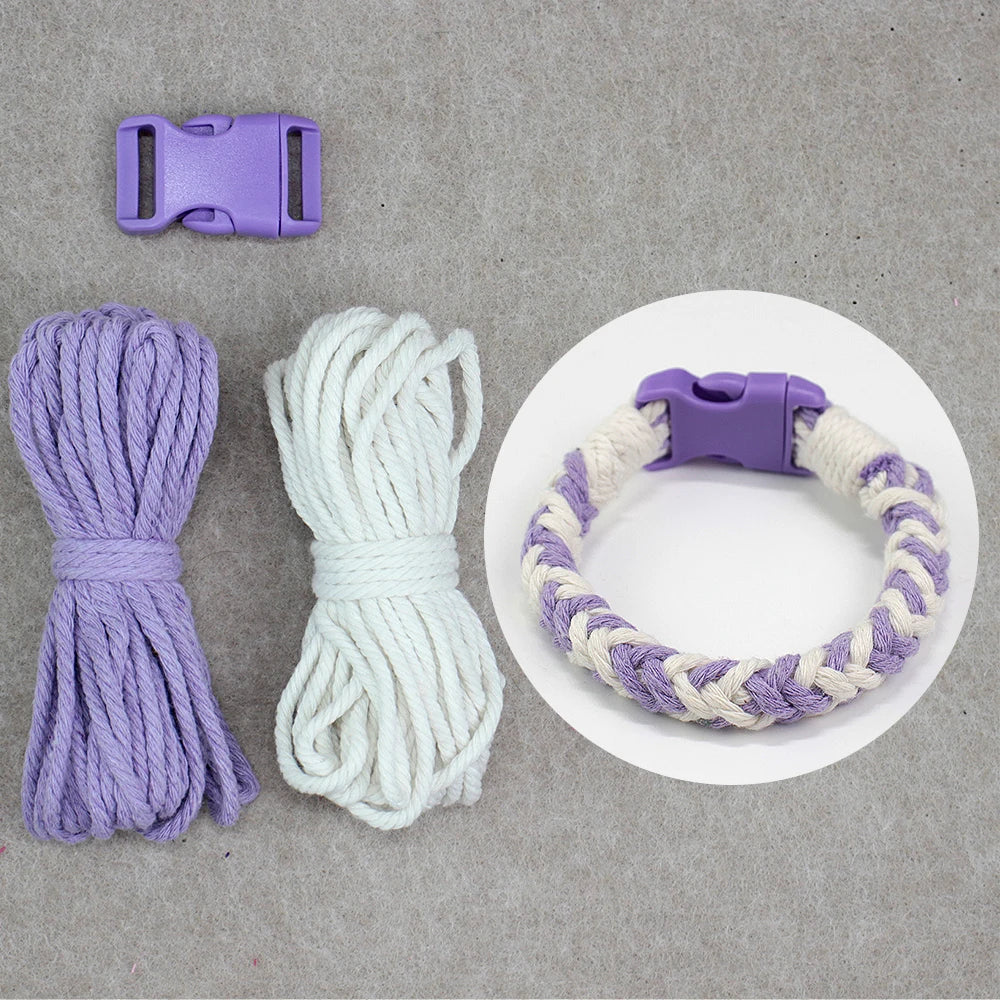 Easy-To-Follow Guides for Starters | Pet Daily Wear DIY | Vintage Multi-Color Bohemian Macrame Kit | DIY Craft Set