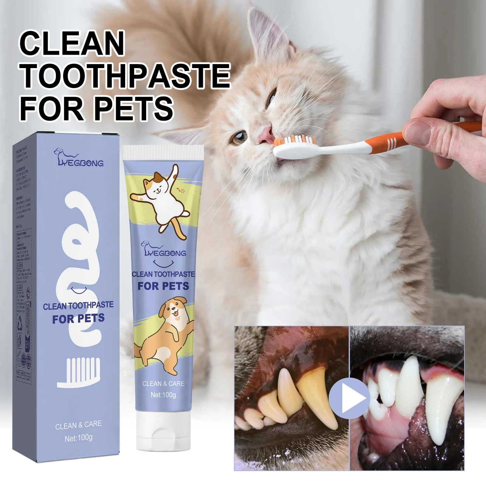 Pet Toothpaste For Cat Dog