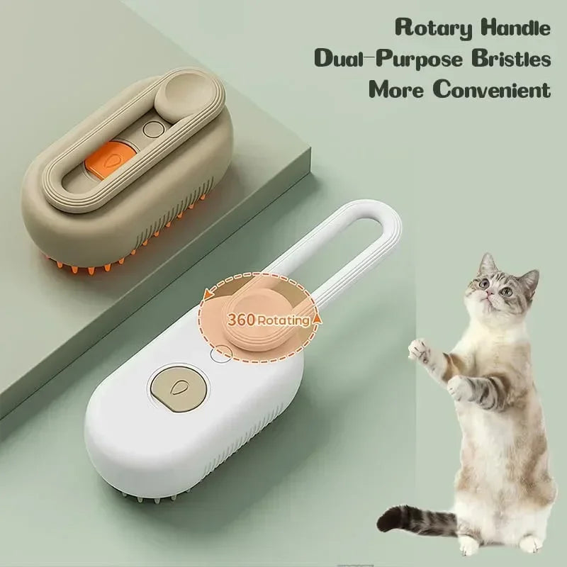 Pet Brush Steamer Electric Spray