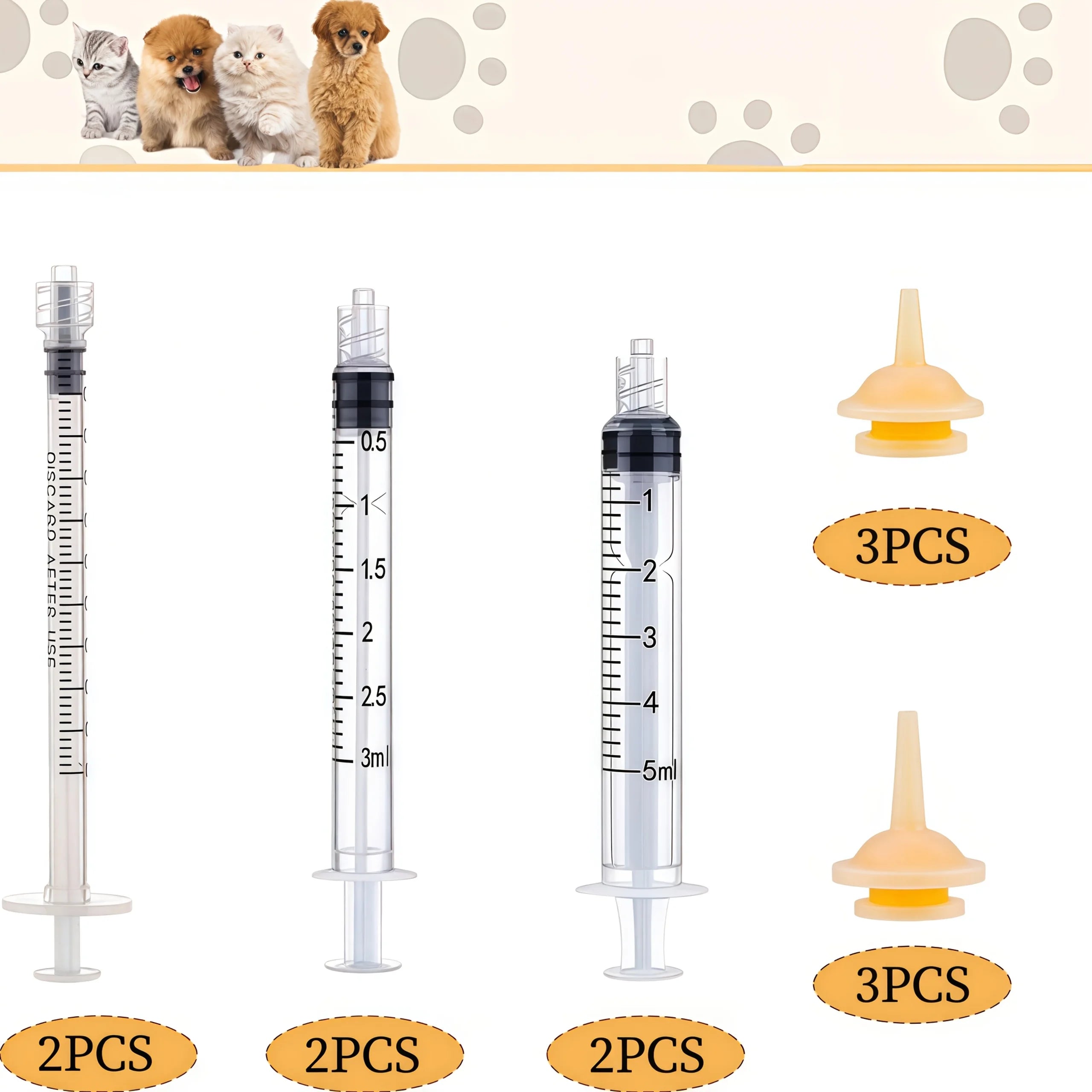 Reusable Pet Feeding Syringe