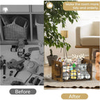 Metal Dog Toy Basket Organizer