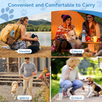 Dog Water Bottle, Light-Weigh, Leak Proof Portable Travel Dog Water Dispenser, Perfect Puppy Drinking Bowl on the Go for Outdoor Walking and Hiking, Pet Accessories 10Oz, Blue)