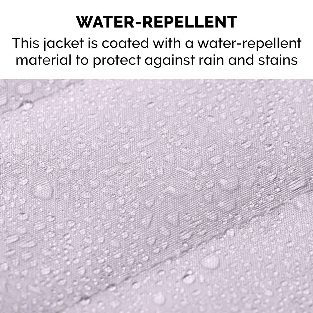 Pet Coat | Water-Repellent Reversible Reflective Puffer Dog Coat, Lavender, Medium