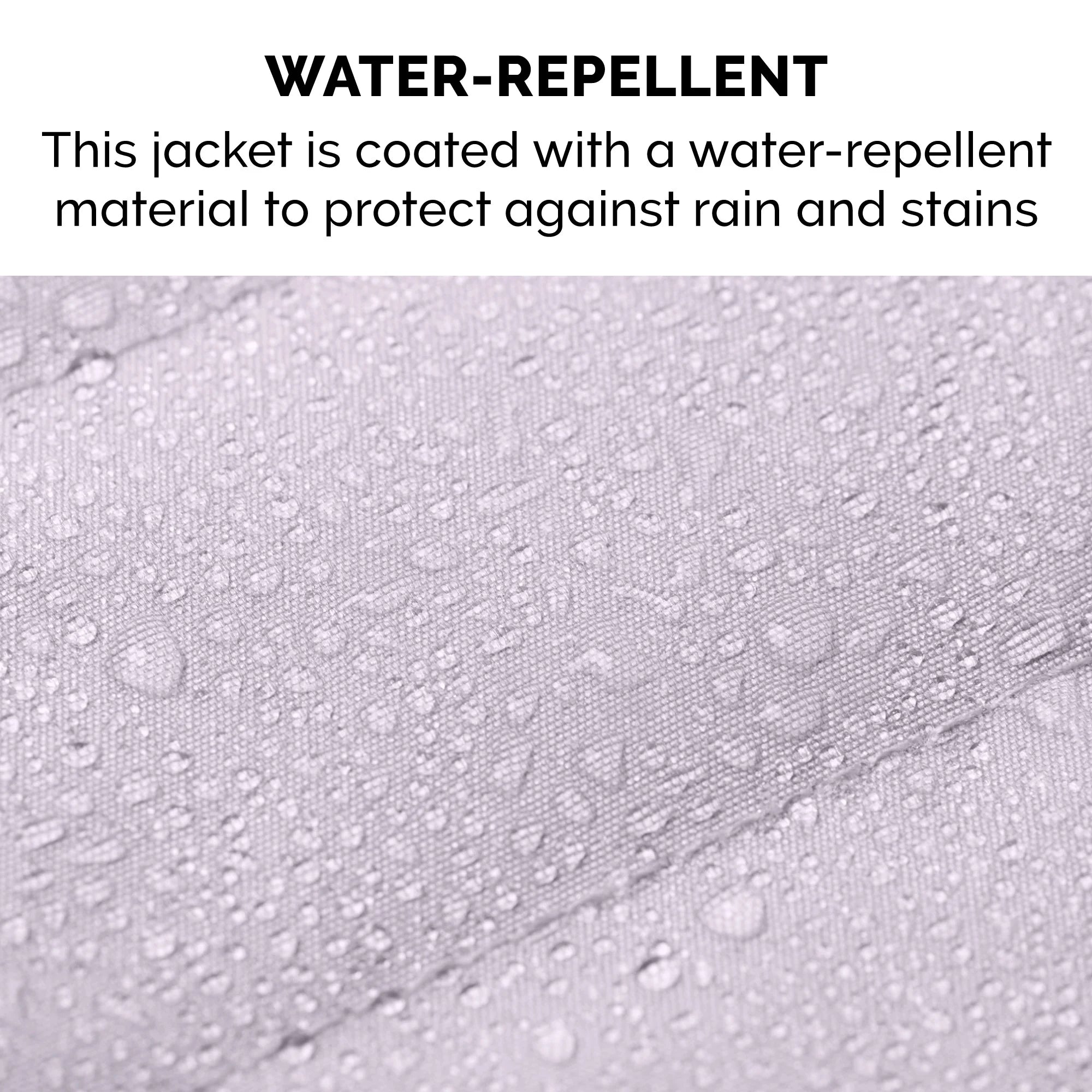 Pet Coat | Water-Repellent Reversible Reflective Puffer Dog Coat, Lavender, Medium