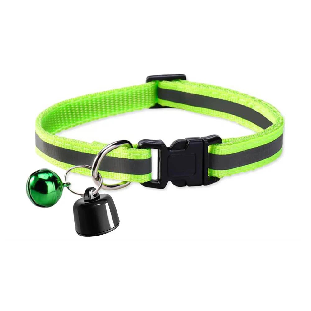 Lightweight Cat Collar with Reflective Pattern Waterproof GPS Tracker GPS Finder for Cats & Small Pets