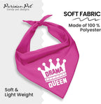 Drama Queen Dog Bandana, Small