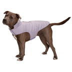 Pet Coat | Water-Repellent Reversible Reflective Puffer Dog Coat, Lavender, Medium