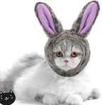 5 Pieces Cat Hat Dog Costume Cute Bunny Rabbit Hat with Ears Headwear Lion Mane Cap Valentine New Years Day Party Accessory for Kitten Puppy Dress up Adjustable Birthday Party