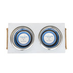 Country Living Classic Elevated Pet Feeder - Solid Mango Wood with Natural Polished Finish