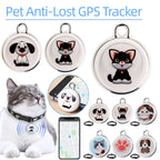 Smart Locator Bluetooth-Compatible Real-Time Tracking Dog Cat Collar Find Device Real-Time Global Location Tracker for Dogs Cats