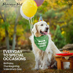 Unisex Dog Bandanas Funny with Printed 'Trouble Maker' Word - Tie-On Adjustable Polyester Dog Scarf for Small Dogs - Washable Triangle Dog Bib - Green Handkerchief for Pets - S