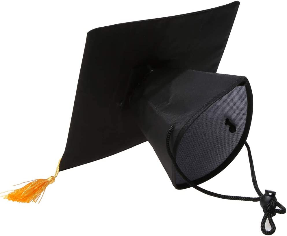 Pet Graduation Caps with Bow Tie Necktie Collar Dog Graduation Hats Accessory Costume for Dogs Cats