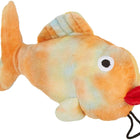 10'' Tie Dye Fish Dog Toy One Size Yellow/Orange