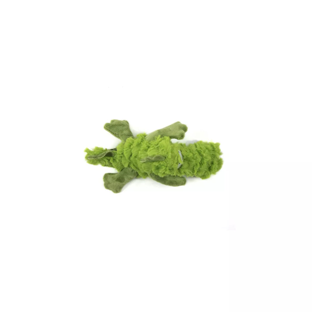 Godog Playclean Gator Squeaker Plush Pet Toy for Dogs & Puppies