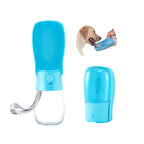 Dog Water Bottle, Light-Weigh, Leak Proof Portable Travel Dog Water Dispenser, Perfect Puppy Drinking Bowl on the Go for Outdoor Walking and Hiking, Pet Accessories 10Oz, Blue)