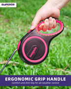 Retractable Dog Leash, 26 Ft, Large, Pink, for Dogs up to 110 Lbs -PK26